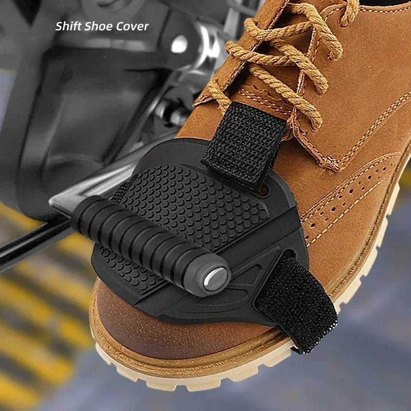 Motorcycle Gear Boots - Tappetino cambio moto in gomma Copriscarpe