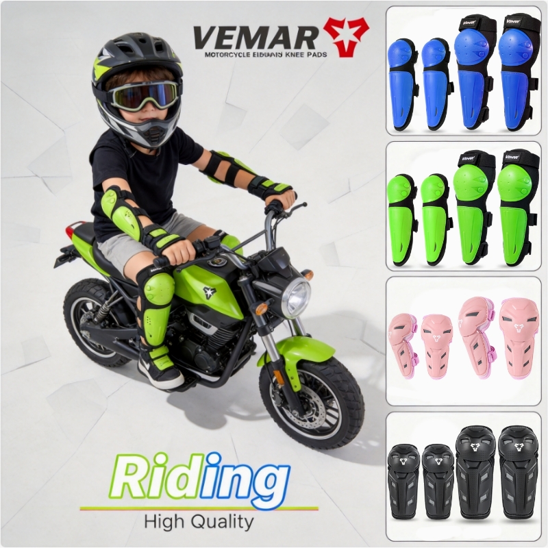 Motorcycle Gear For Kids - Set di Protezioni per Ginocchia e