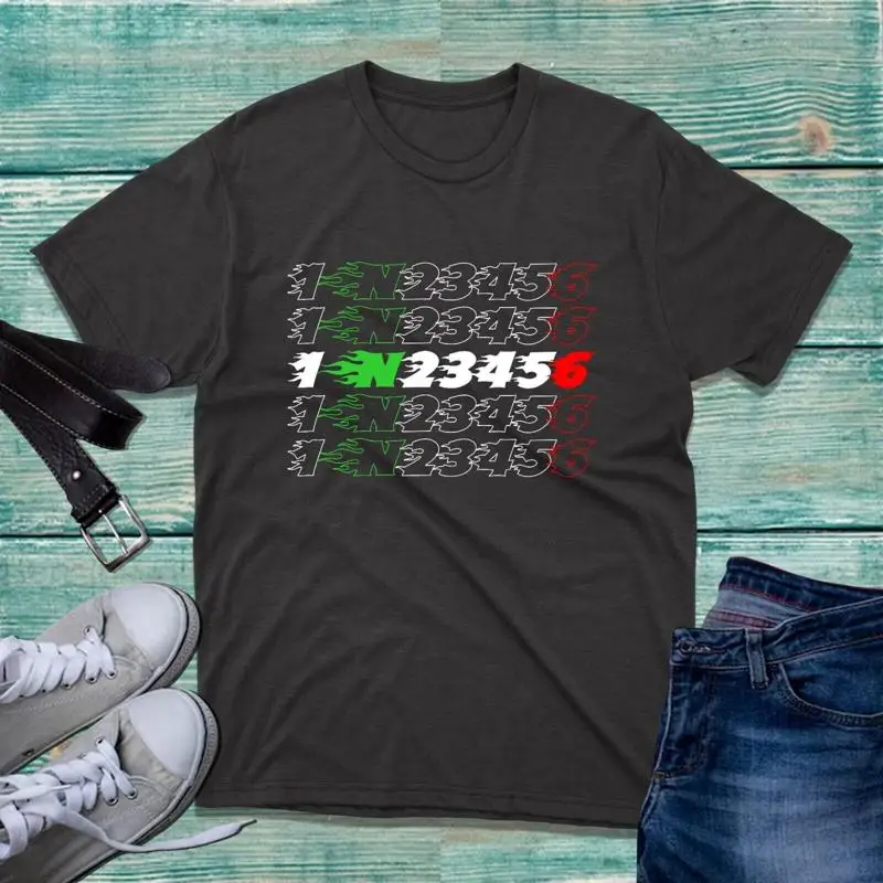 Motorcycle Gear Up Down - Maglietta da Motociclista con Scritta 