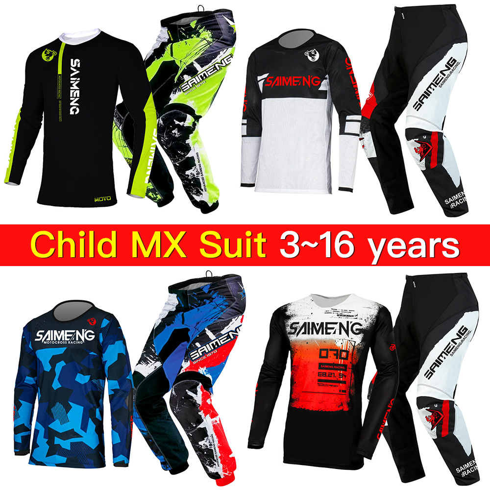 Motorcycle Gear For Kids - Tuta da Enduro per Bambini, Abbigliamento