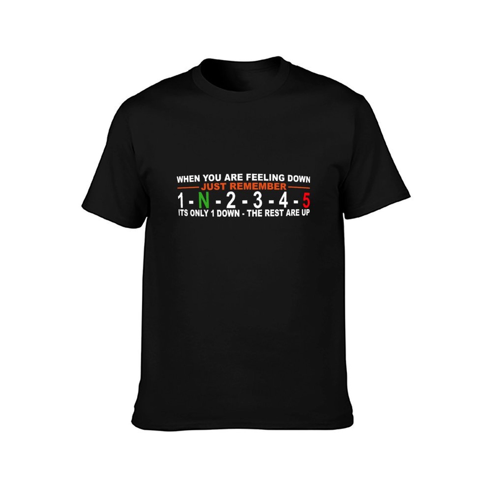 T-shirt con stampa cambio marc - Motorcycle Gear Up Down recensione e prezzo
