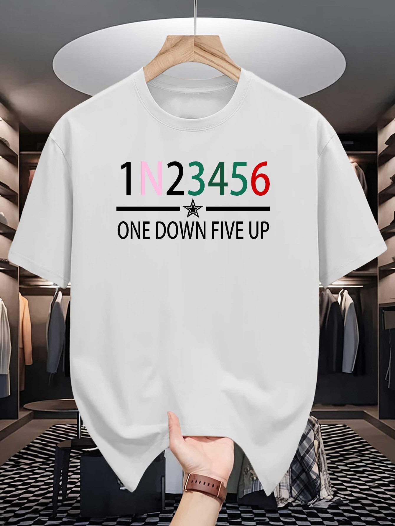 T-shirt da uomo con stampa gra - Motorcycle Gear Up Down recensione e prezzo